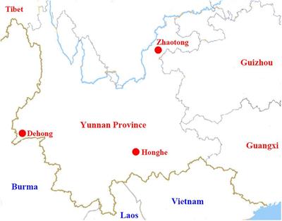 High diversity of Rickettsia spp., Anaplasma spp., and Ehrlichia spp. in ticks from Yunnan Province, Southwest China